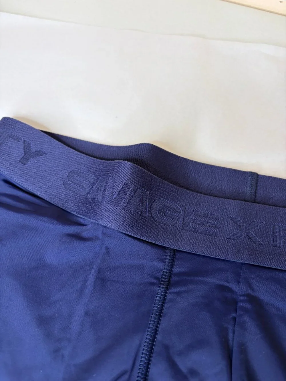 New Savage x Fenty Shadow Fit Boxer Briefs Blue Size M
